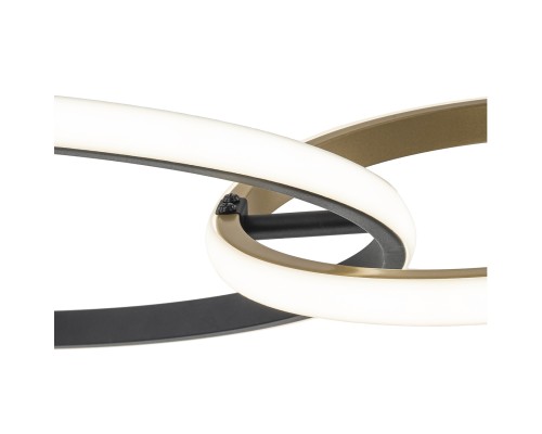 Подвесной светильник Escada 10230/2 LED*55W Black/Gold