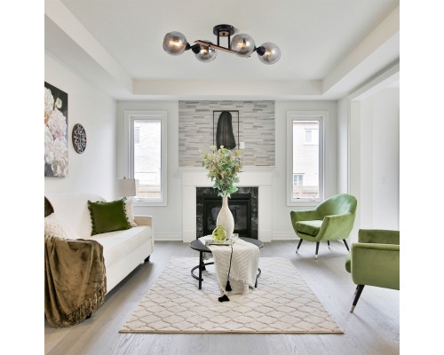 Светильник на штанге Escada 1102/4P E27*60W Black