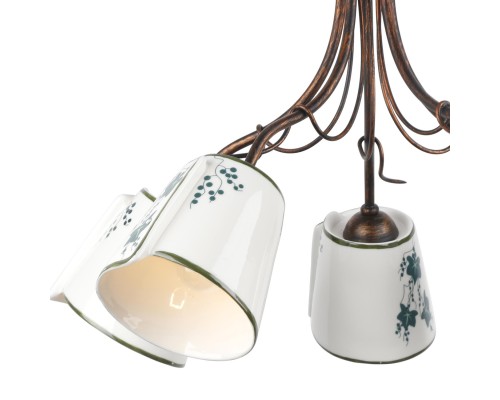 Потолочный светильник Escada Albero 168/5PL E14*40W Black brush gold