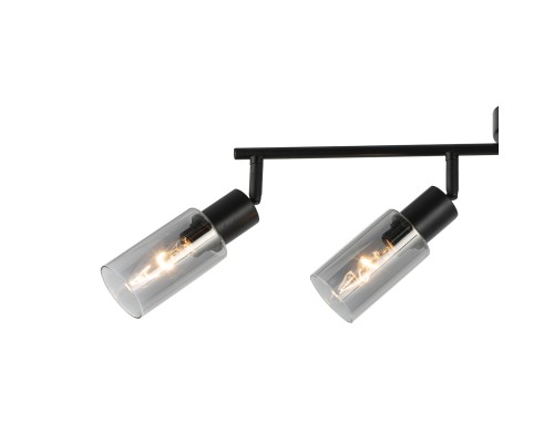 Настенно-потолочный свет Escada 10172/4 E14*40W Black/Chrome