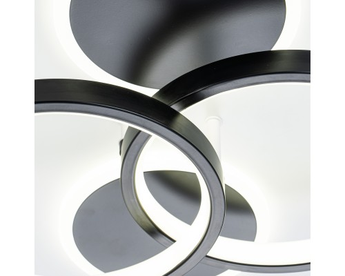 Потолочный светильник Escada 10235/4 ROUND LED*85W Black/White