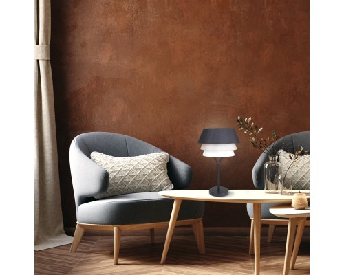 Настольный светильник Escada 10187/T E27*60W Black/Beige/White