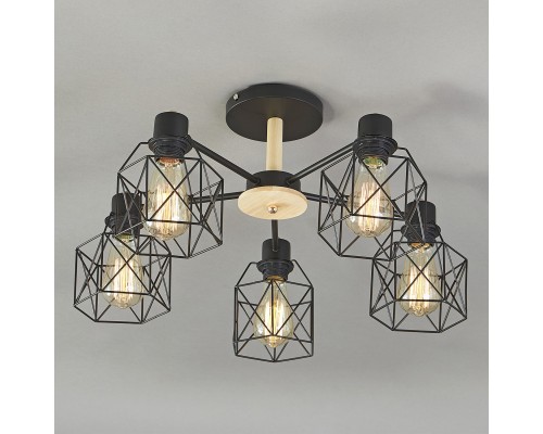 Потолочный светильник Escada 508/5PL E27*60W Black