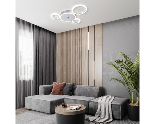 Потолочный светильник Escada 10268/4 LED*40W Silver