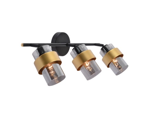 Настенно-потолочный свет Escada 1169/3A E14*40W Black/Gold