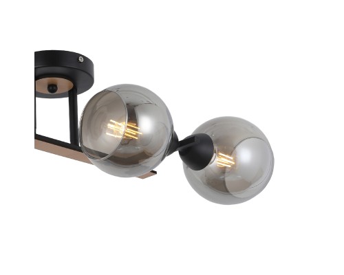 Светильник на штанге Escada 1102/4P E27*60W Black