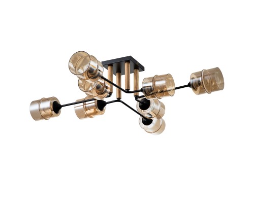 Потолочный светильник Escada 699/8P E27*60W Black