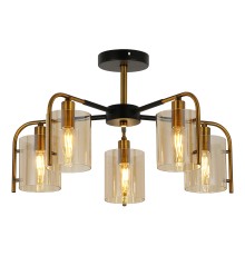 Потолочный светильник Escada 671/5P E14*40W Black/Gold