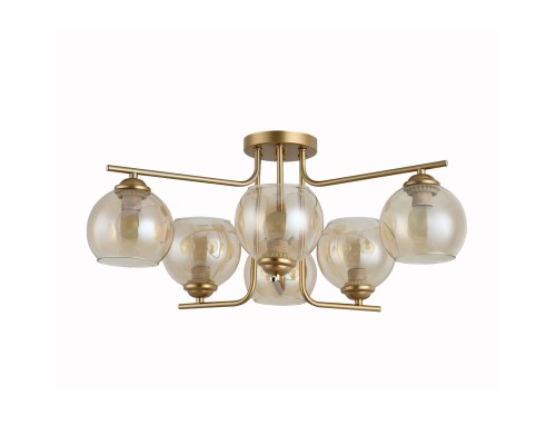 Потолочный светильник Escada 1134/6 E27*60W Сhampangne gold