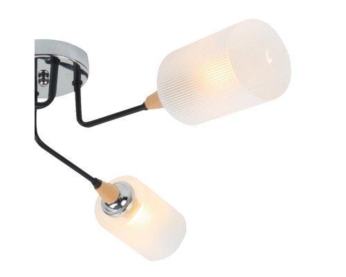 Потолочный светильник Escada 2101/4P E27*60W Black/Chrome