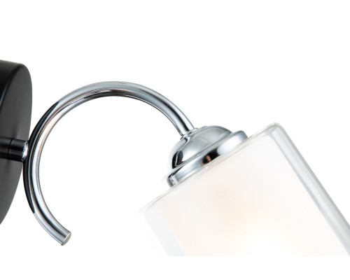 Настенный светильник Escada 1170/1A E27*60W Chrome/Black