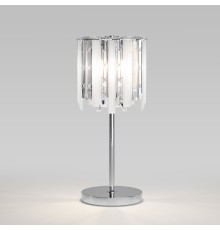 Настольный светильник с хрусталем 108011 хром