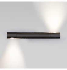 Настенный светодиодный светильник в стиле минимализм 40161 LED чёрный жемчуг