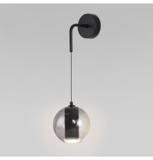 Настенный светодиодный светильник со стеклянным плафоном 50258 LED дымчатый