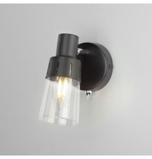 Настенный светильник с выключателем 20081/1 черный