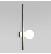 Настенный светильник с матовым плафоном 503052 хром