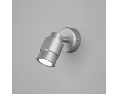 Настенный светодиодный светильник 20125/1 серебро