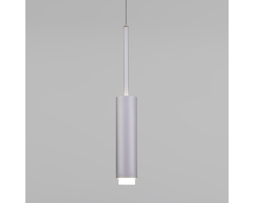 Подвесной светодиодный светильник 50203/1 LED матовое серебро