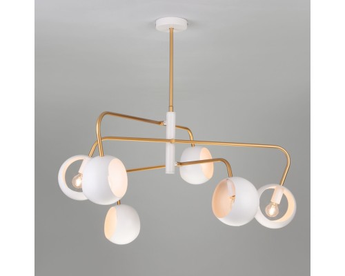 Светильник лофт с круглыми плафонами 70055/6 белый