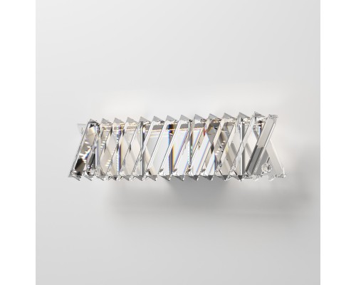 Настенный светильник с хрусталем 101005 LED никель хрусталь Strotskis