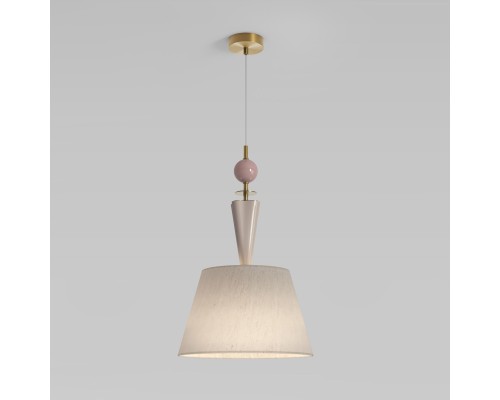 Подвесной светильник с декором из керамики 104014