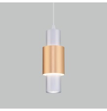 Подвесной светодиодный светильник 50204/1 LED матовое серебро/матовое золото