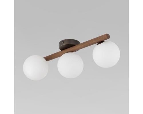 Потолочный светильник со стеклянными плафонами 10269 Estera Wood