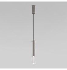 Подвесной светодиодный светильник со стеклянным плафоном 50254/1 LED графит