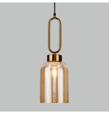 Подвесной светильник со стеклянным плафоном 50229/1 янтарный