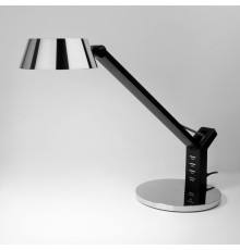 Настольная лампа светодиодная Eurosvet с сенсорным управлением 80426/1 черный/серебро