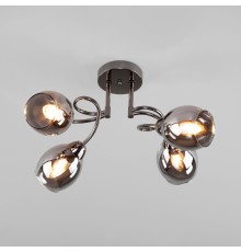 Потолочная люстра со стеклянными плафонами 30171/4 черный жемчуг