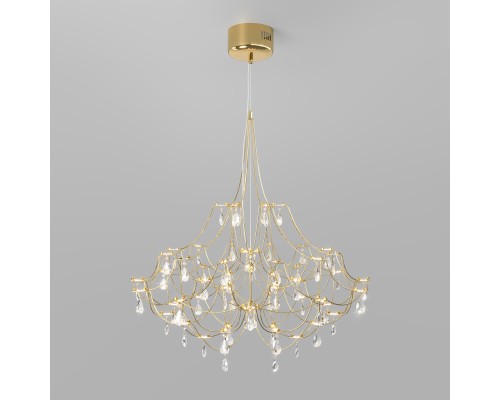 Светодиодная люстра с декором из хрусталя и с пультом дистанционного управления 90400 LED