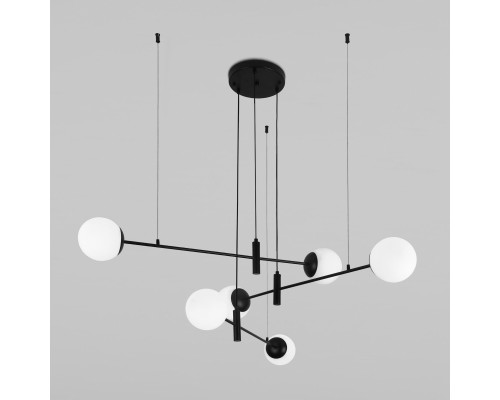 Подвесной светильник со стеклянными плафонами 70146/6 черный