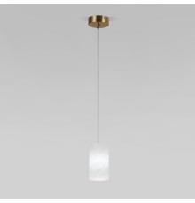 Подвесной светильник с плафоном из испанского алебастра 304052 алебастр / латунь