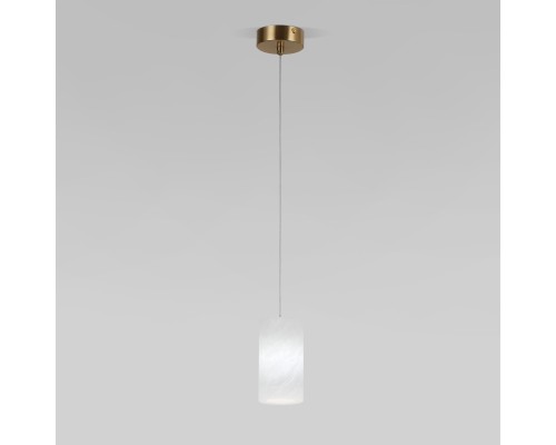 Подвесной светильник с плафоном из испанского алебастра 304052 алебастр / латунь