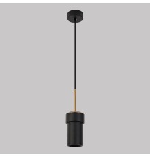 Подвесной светильник с металлическим плафоном 50264/1 черный