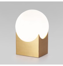 Настольный светильник со стеклянным плафоном 01167/1 латунь