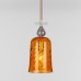 Подвесной светильник со стеклянным плафоном 50194/1 янтарный
