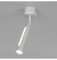Настенно-потолочный светодиодный светильник 20084/1 LED серебро