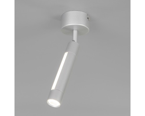 Настенно-потолочный светодиодный светильник 20084/1 LED серебро