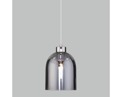 Подвесной светильник со стеклянным плафоном 50119/1 никель