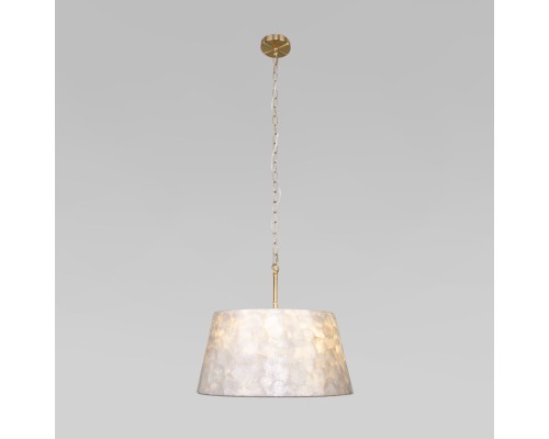 Умный подвесной светильник с перламутром 101013/5 латунь/перламутр