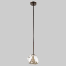 Подвесной светильник со стеклянным плафоном 11025 Lava Brown