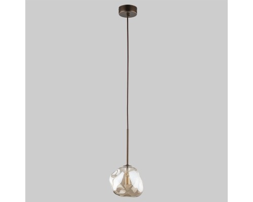 Подвесной светильник со стеклянным плафоном 11025 Lava Brown