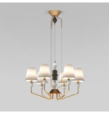 Умная люстра с декором из керамики 101012/6