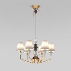 Умная люстра с декором из керамики 101012/6