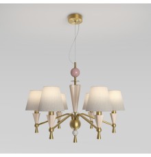 Умная люстра с декором из керамики 101014/6