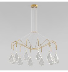 Умная подвесная люстра 201002/12 латунь