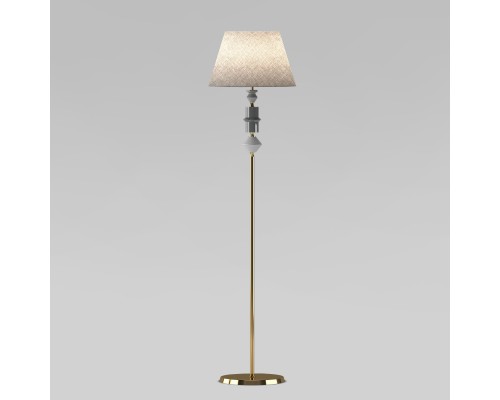 Торшер с декором из керамики 109012