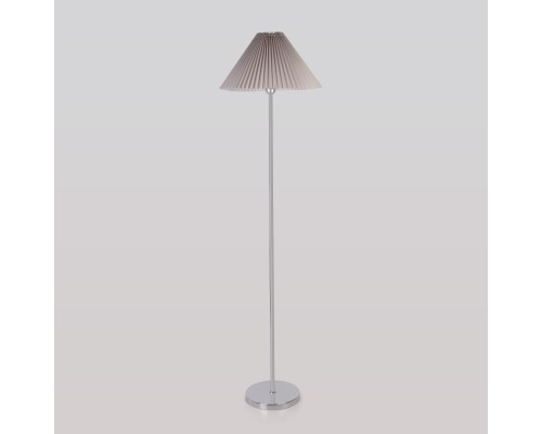 Классический напольный светильник 01133/1 хром/серый